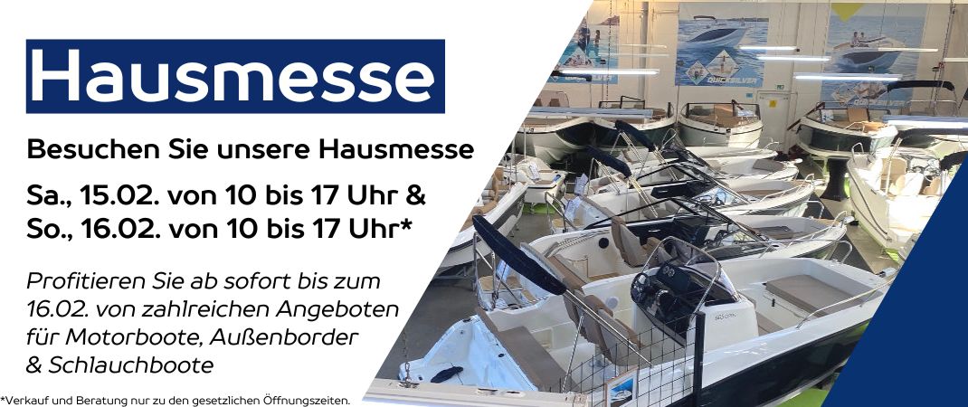 Hausmesse am 15. & 16. Februar